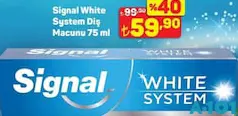 SİGNAL WHİTE SYSTEM DİŞ MACUNU 75 ML